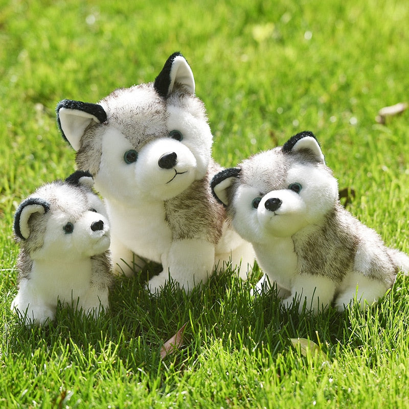 Realistic Husky Stuffed Animal