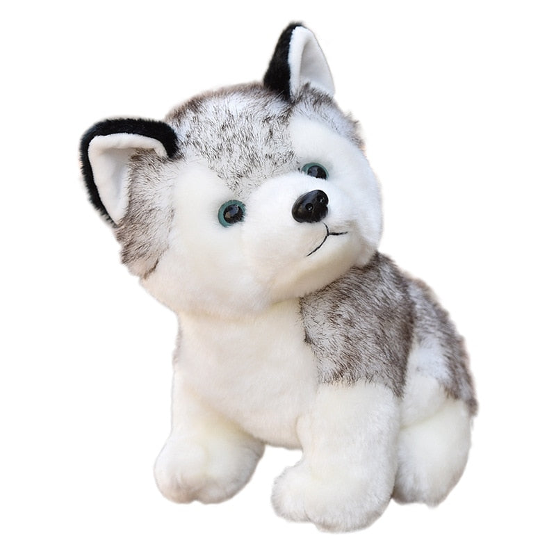 Realistic Husky Stuffed Animal